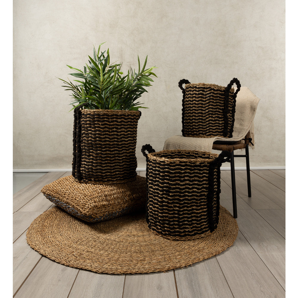 Καλάθι Duruk 45 εκ. από seagrass