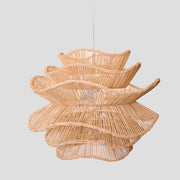 Φωτιστικό οροφής Aurora από rattan