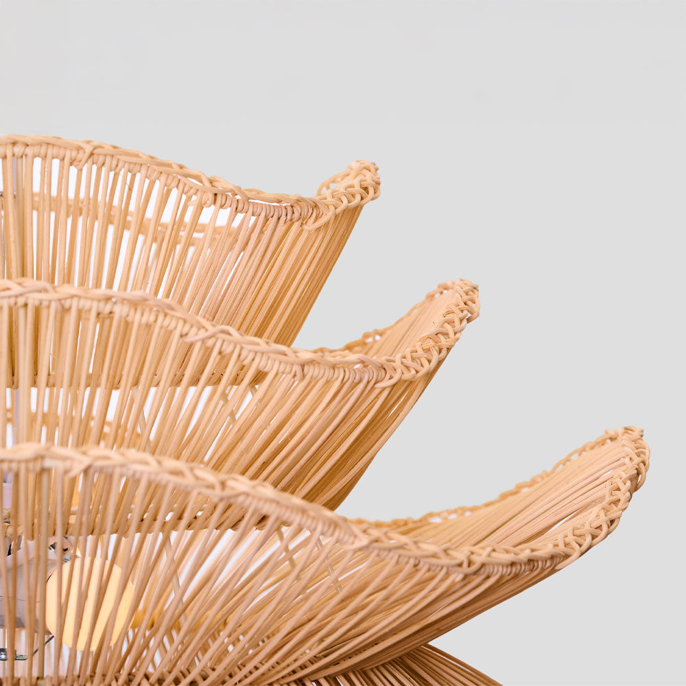 Φωτιστικό οροφής Aurora από rattan