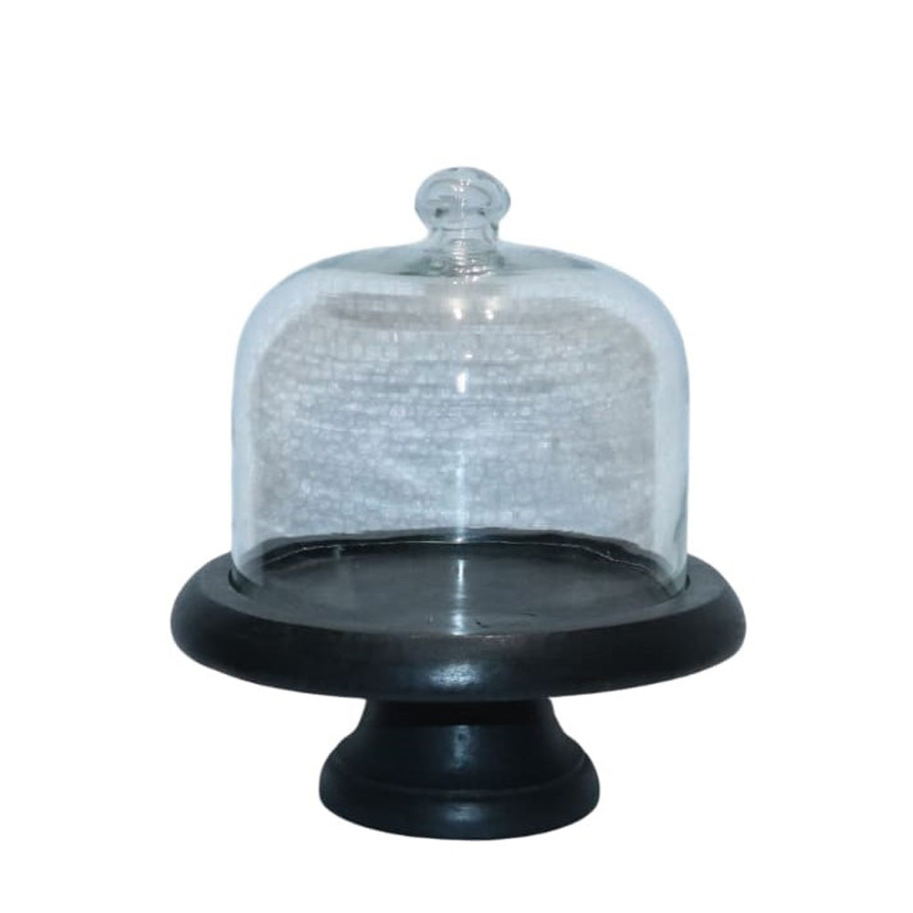 BELLORA ΚΟΥΠ 20x20x27.5cm ΓΥΑΛΙ ΚΑΦΕ ΞΥΛΟ