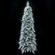 SNOWFALL FIR ΧΡΙΣΤΟΥΓΕΝΝΙΑΤΙΚΟ ΔΕΝΤΡΟ ΧΙΟΝΙΣΜΕΝΟ 80x80x210cm PE/PVC ΠΡΑΣΙΝΟ ΛΕΥΚΟ