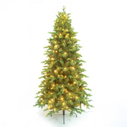 STARLIGHT FIR ΧΡΙΣΤΟΥΓΕΝΝΙΑΤΙΚΟ ΔΕΝΤΡΟ LED ΦΩΤΑ 115x115x210cm PE/PVC ΠΡΑΣΙΝΟ LED/COPPER