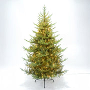 NATALE GLOW ΧΡΙΣΤΟΥΓΕΝΝΙΑΤΙΚΟ ΔΕΝΤΡΟ LED ΦΩΤΑ 155x155x210cm PE/PVC ΠΡΑΣΙΝΟ LED/COPPER