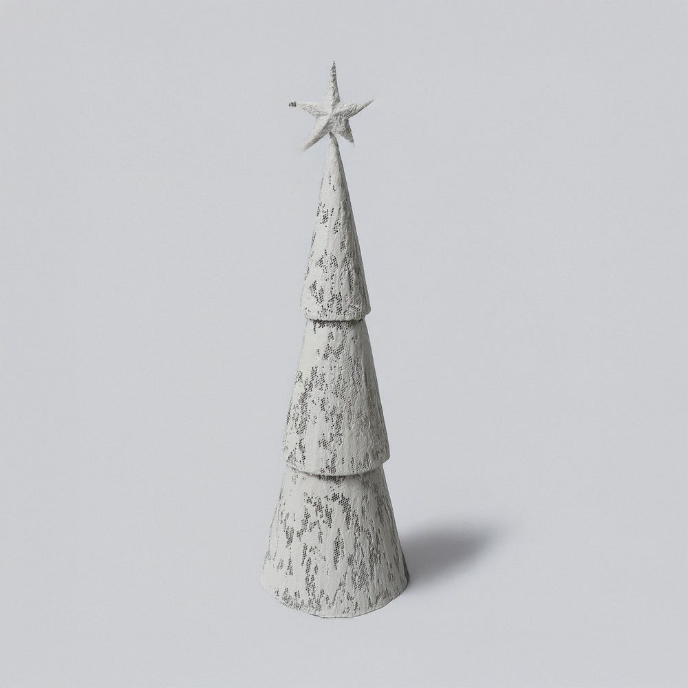 SAPIN XMAS ΦΩΤΙΣΤΙΚΟ 21x21x69.5cm ΣΙΔΕΡΟ ΛΕΥΚΟ