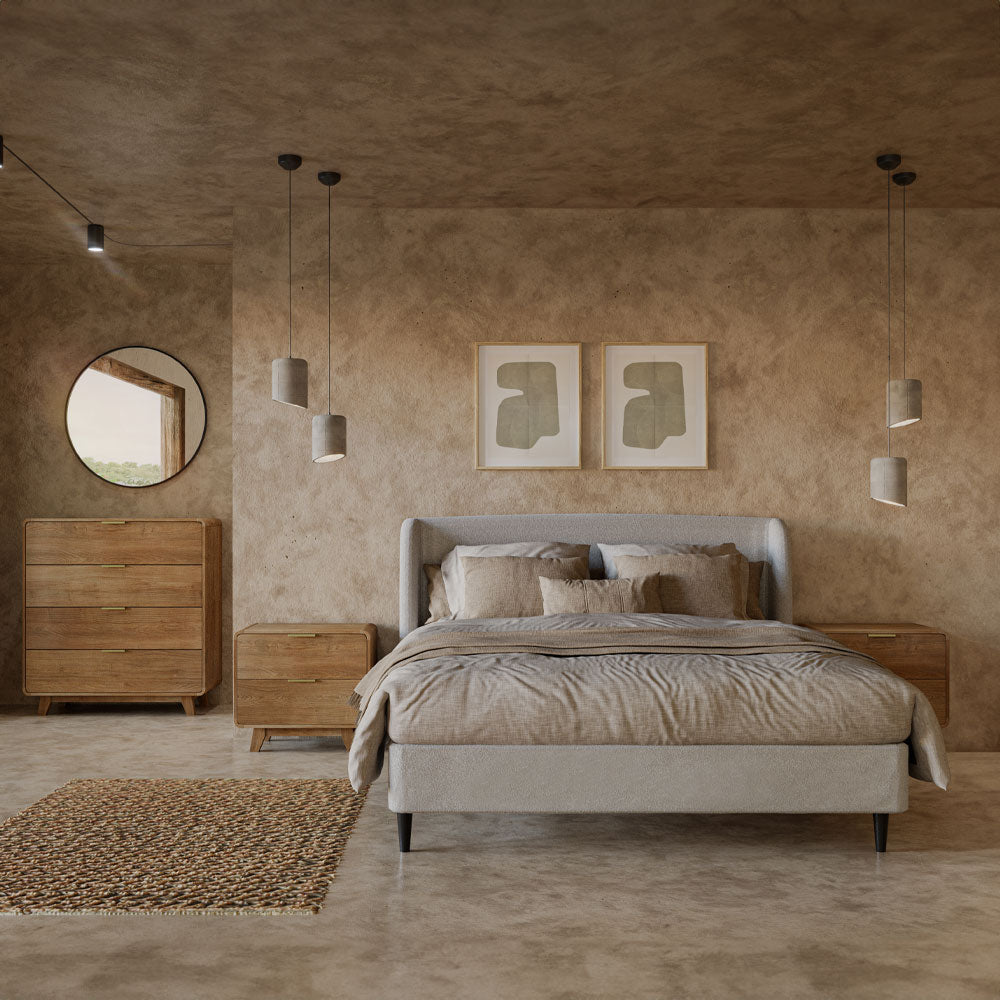 Κρεβάτι Teddy 160x200 υφασμάτινο