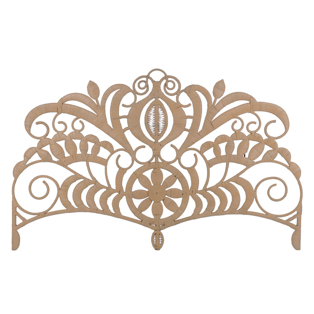 Κρεβάτι Crochet από rattan