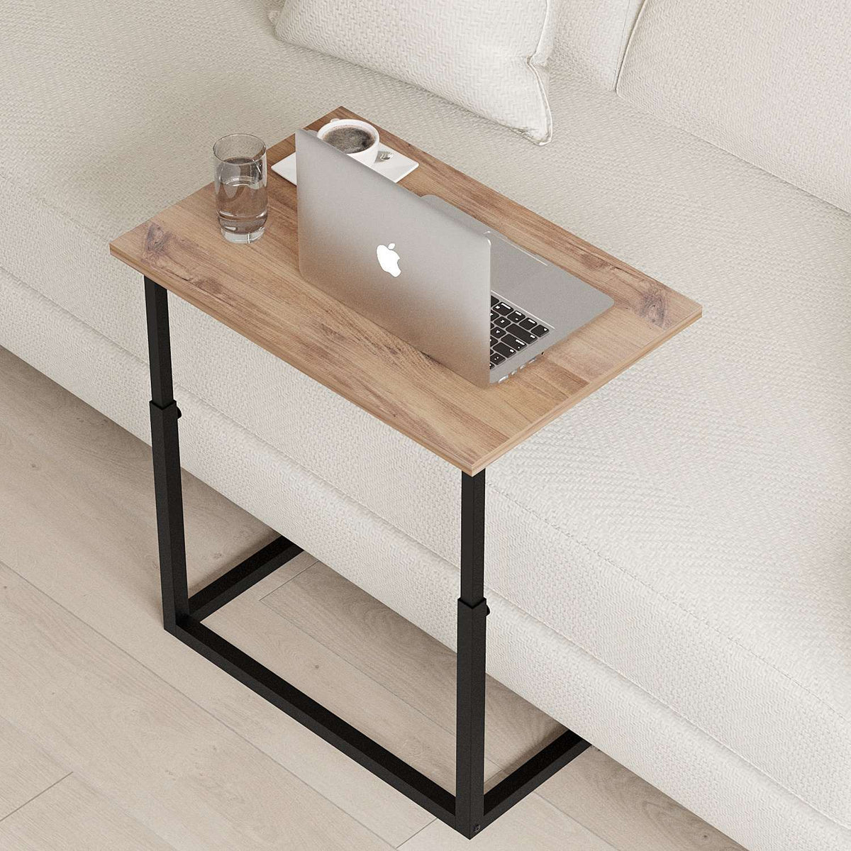 Όρθιο γραφείο laptop Polyrinia με μεταλλικά πόδια