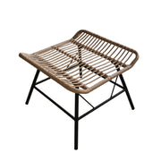 Σκαμπό Butterfly από rattan