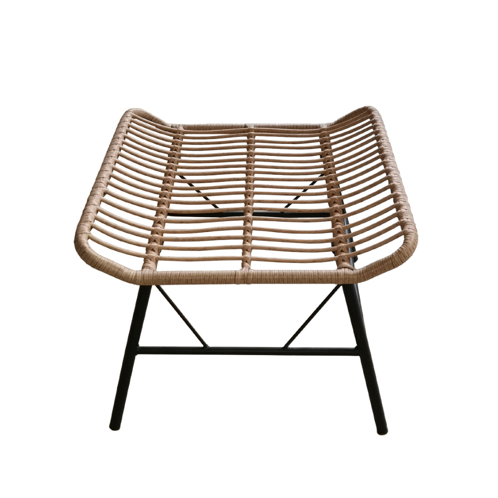 Σκαμπό Butterfly από rattan