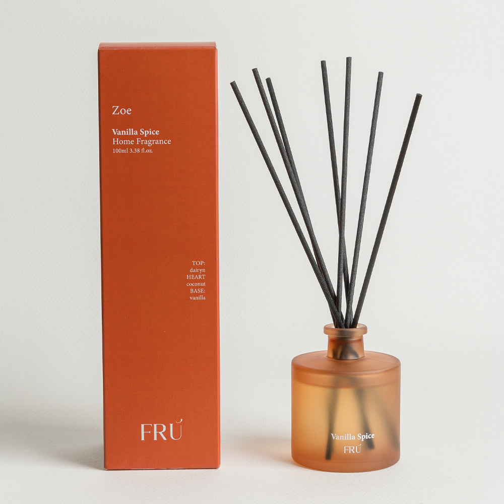 ZOE - VANILLA SPICE ΑΡΩΜΑΤΙΚΟ ΧΩΡΟΥ 100ml 6.4x6.4x23.3cm ΓΥΑΛΙ ΑΡΩΜΑΤΙΚΟ ΥΓΡΟ