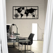 World Map Metal Decor 7