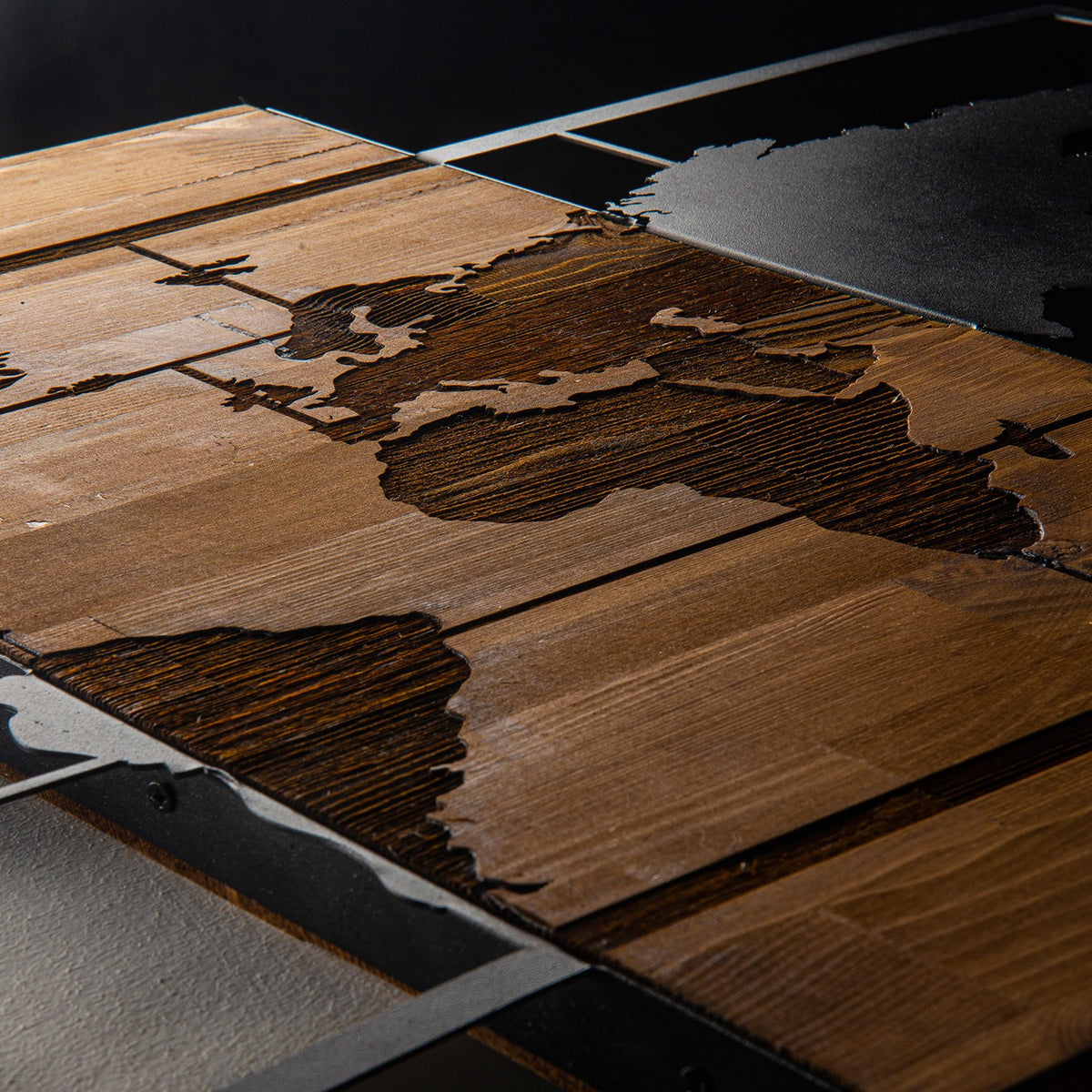 World Map Wıth Compass