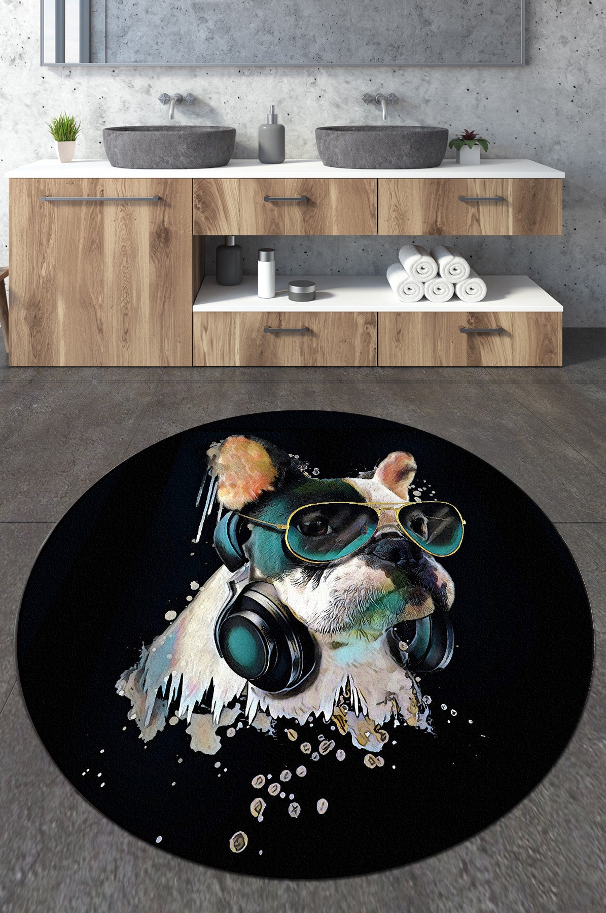 Glasses Dog Circle Djt 100