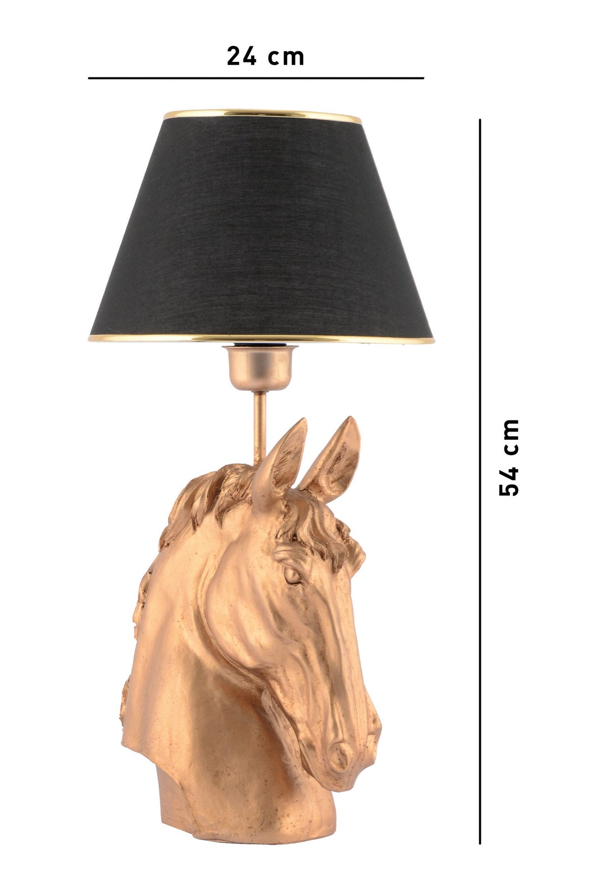 Horse - Black, Gold
