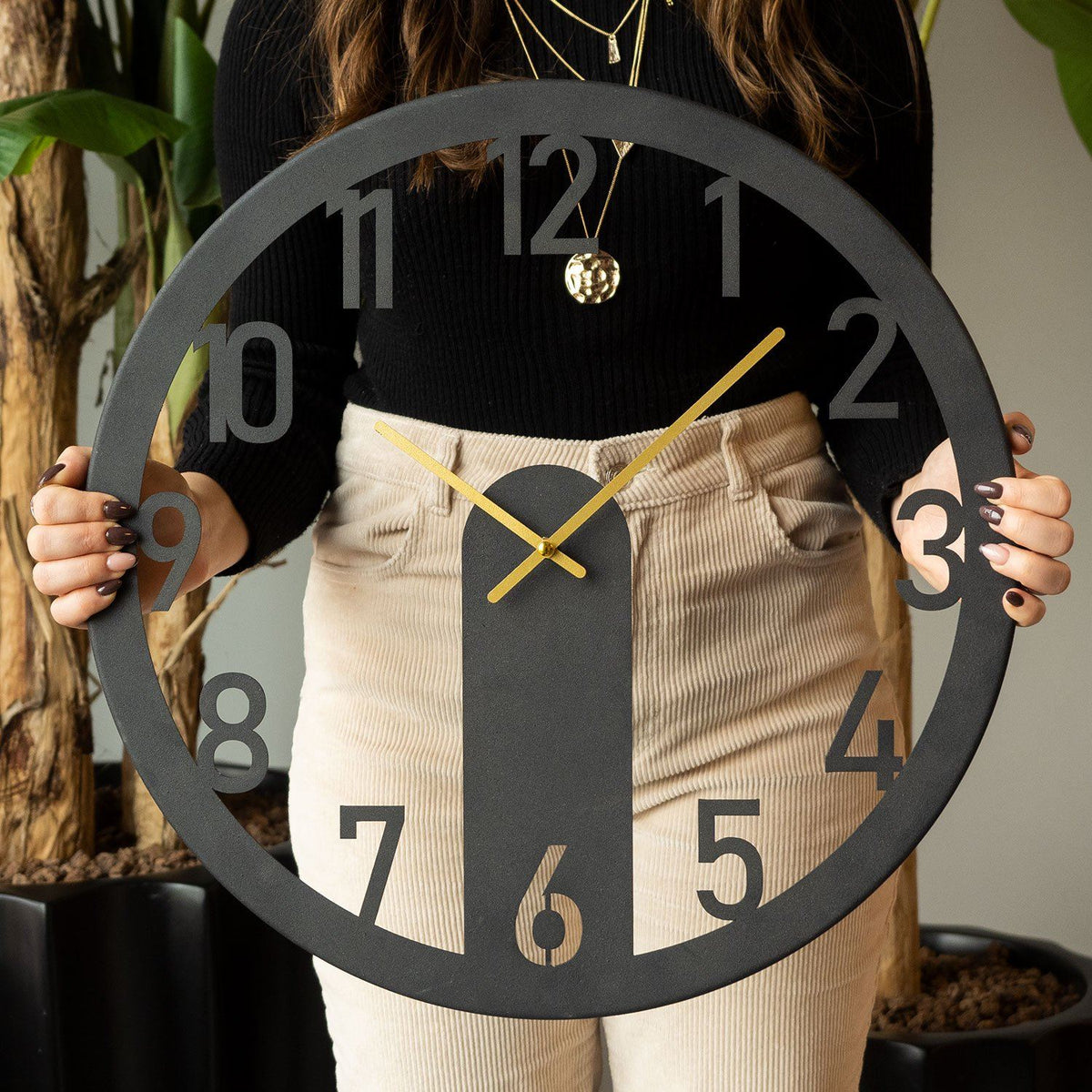 Mood Metal Wall Clock - APS114 - Black