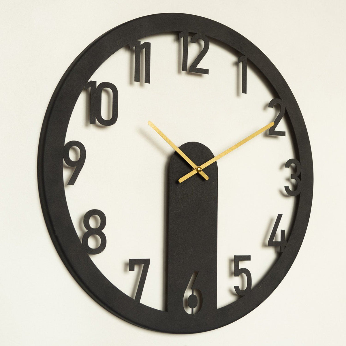 Mood Metal Wall Clock - APS114 - Black