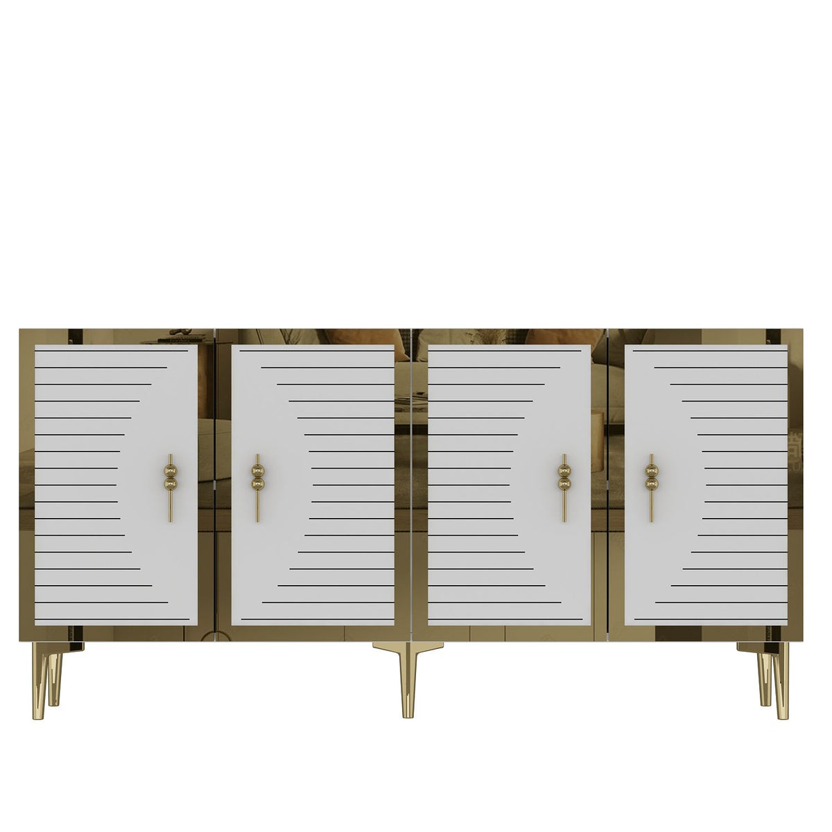 Κονσόλα Stelari 150 εκ. με πολλά ράφια