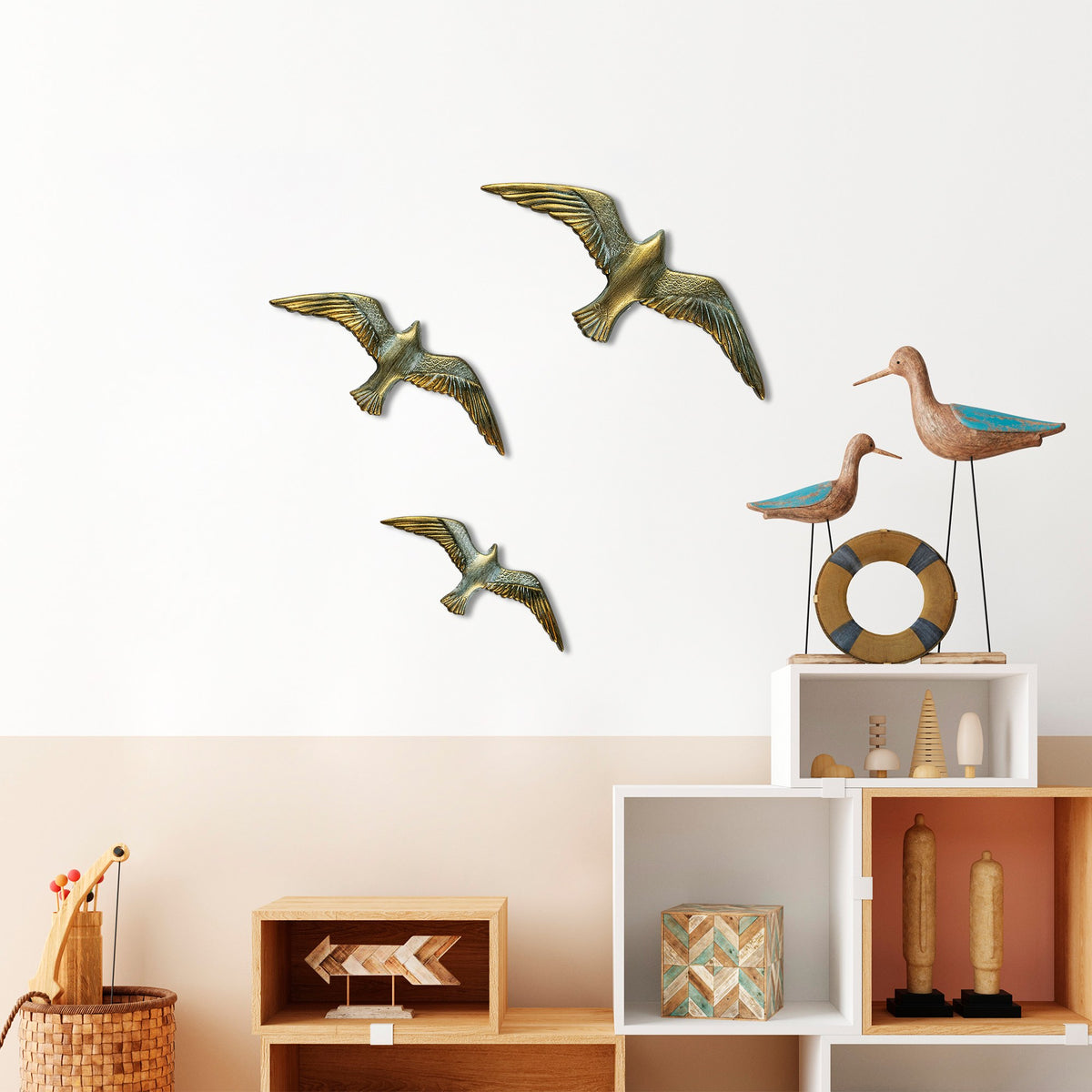 Flying Seagulls - 1