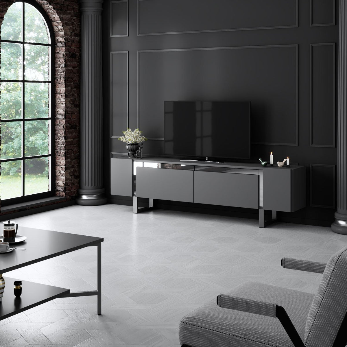 Yildiz - Anthracite, Silver