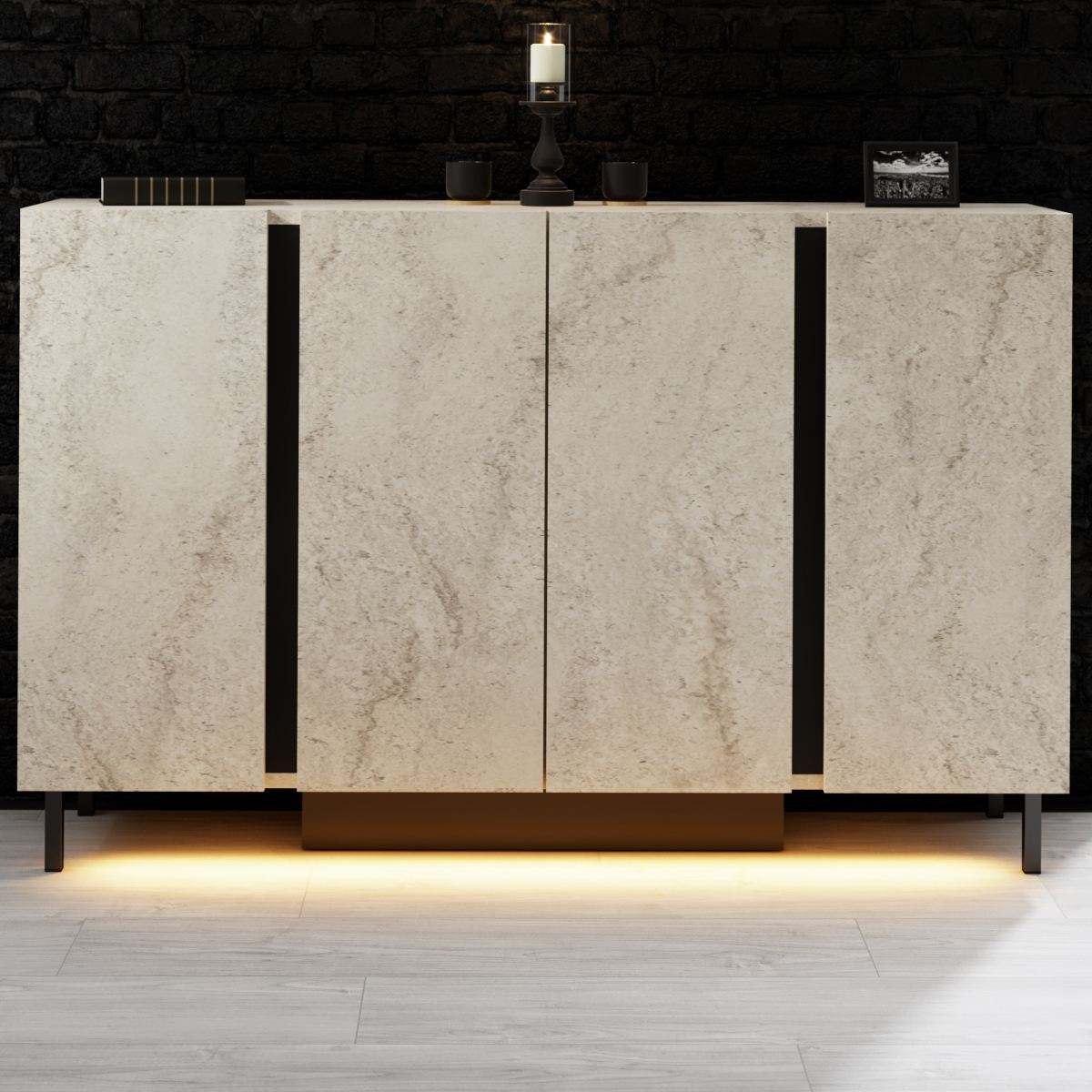 Κονσόλα Tinos 127 εκ. με LED