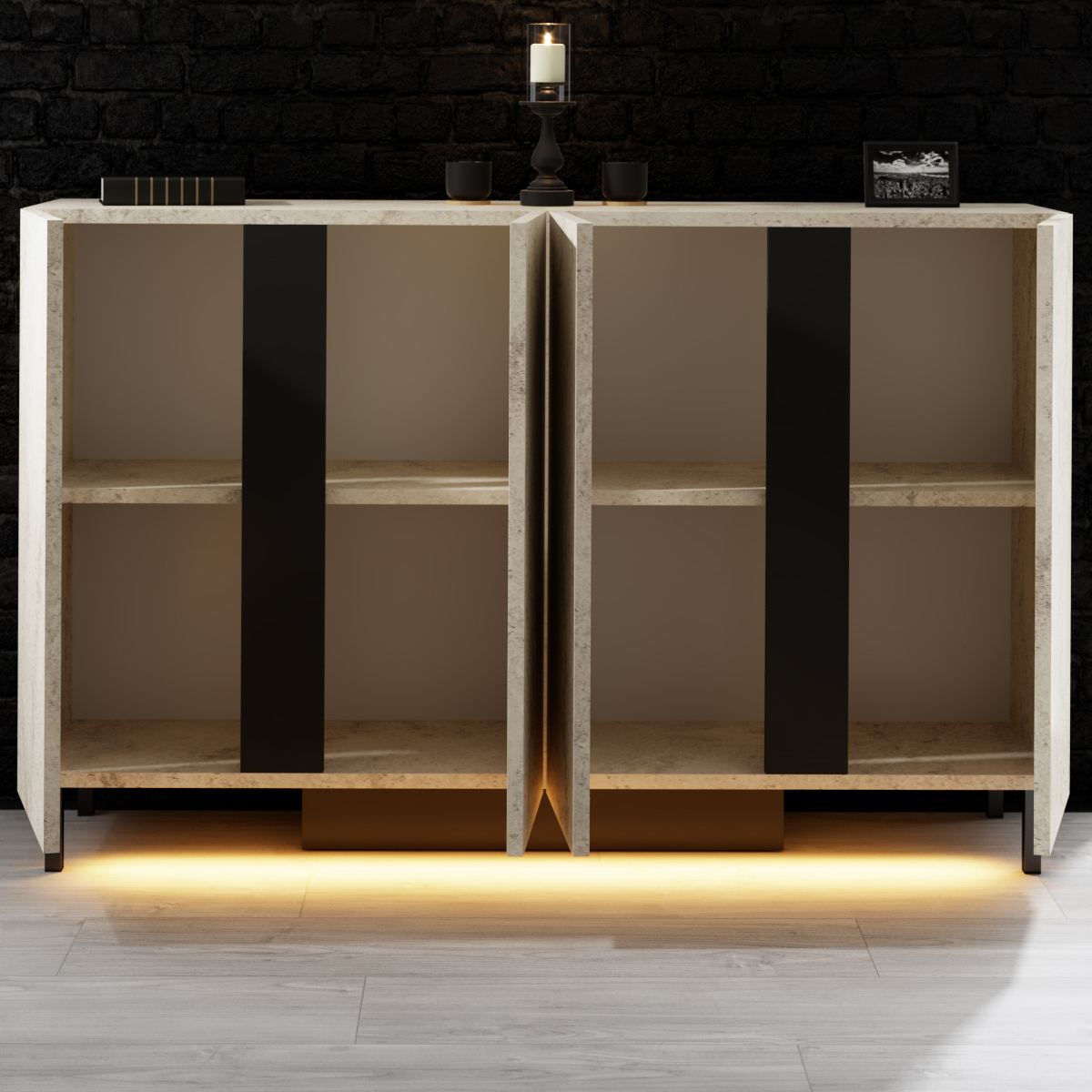 Κονσόλα Tinos 127 εκ. με LED