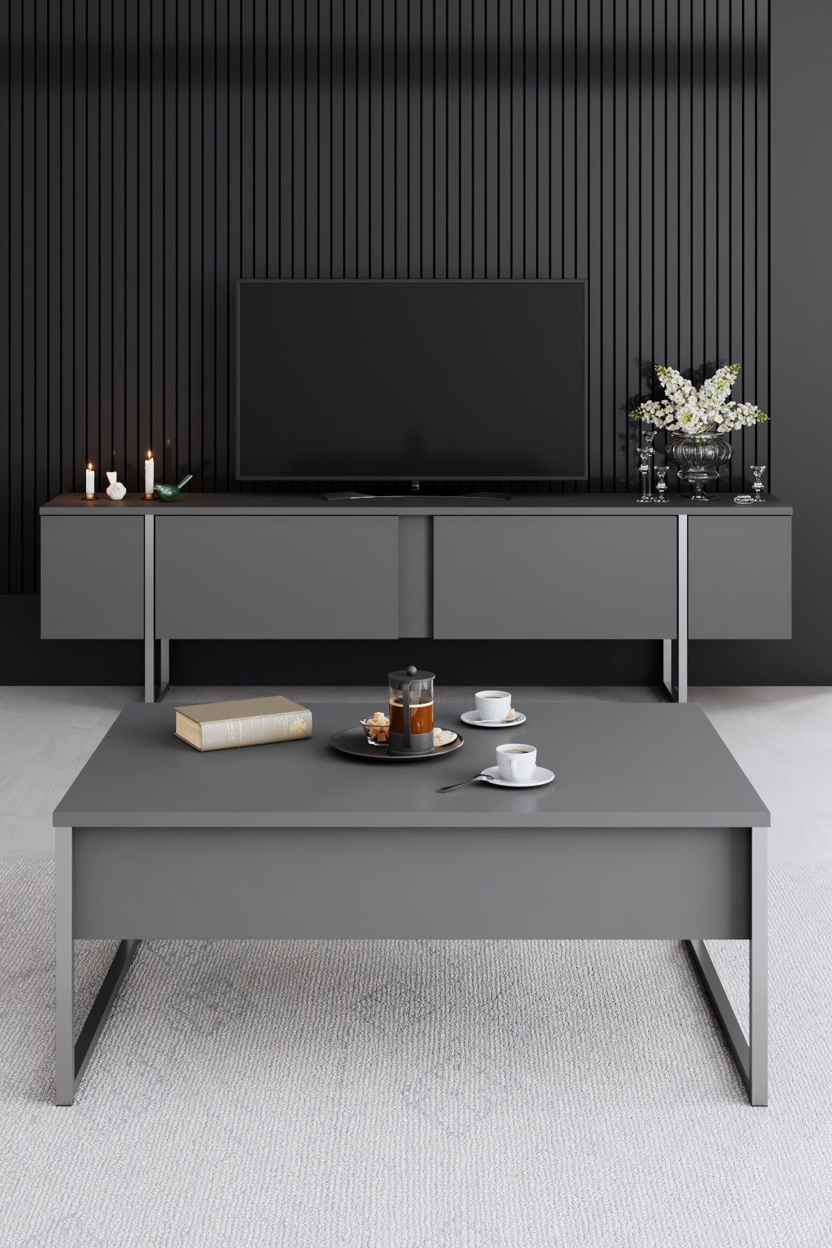 Luxe - Anthracite, Silver